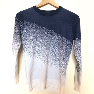 Men’s XXS Blue Cascading Sweater